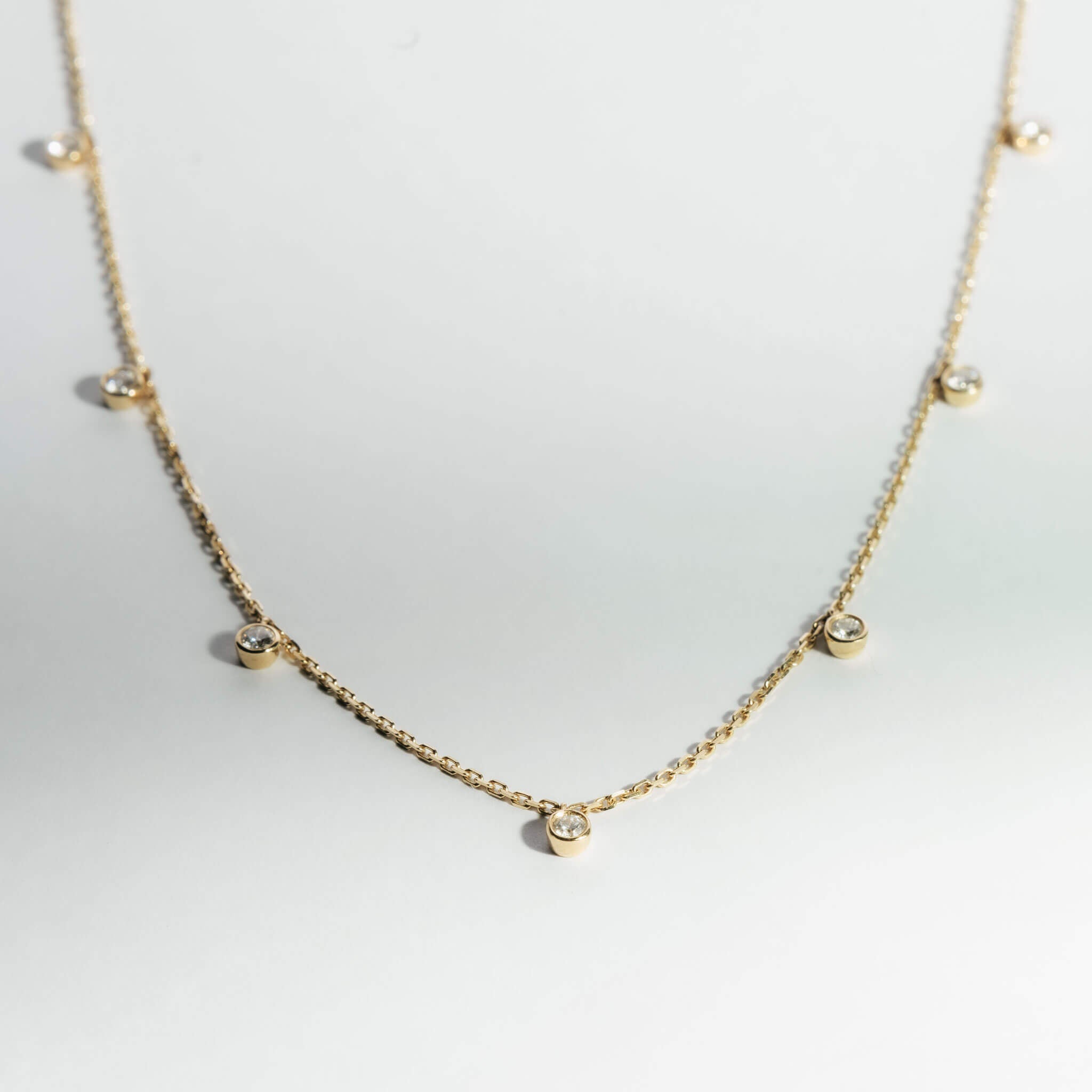 Thea – Bezel Diamond Choker