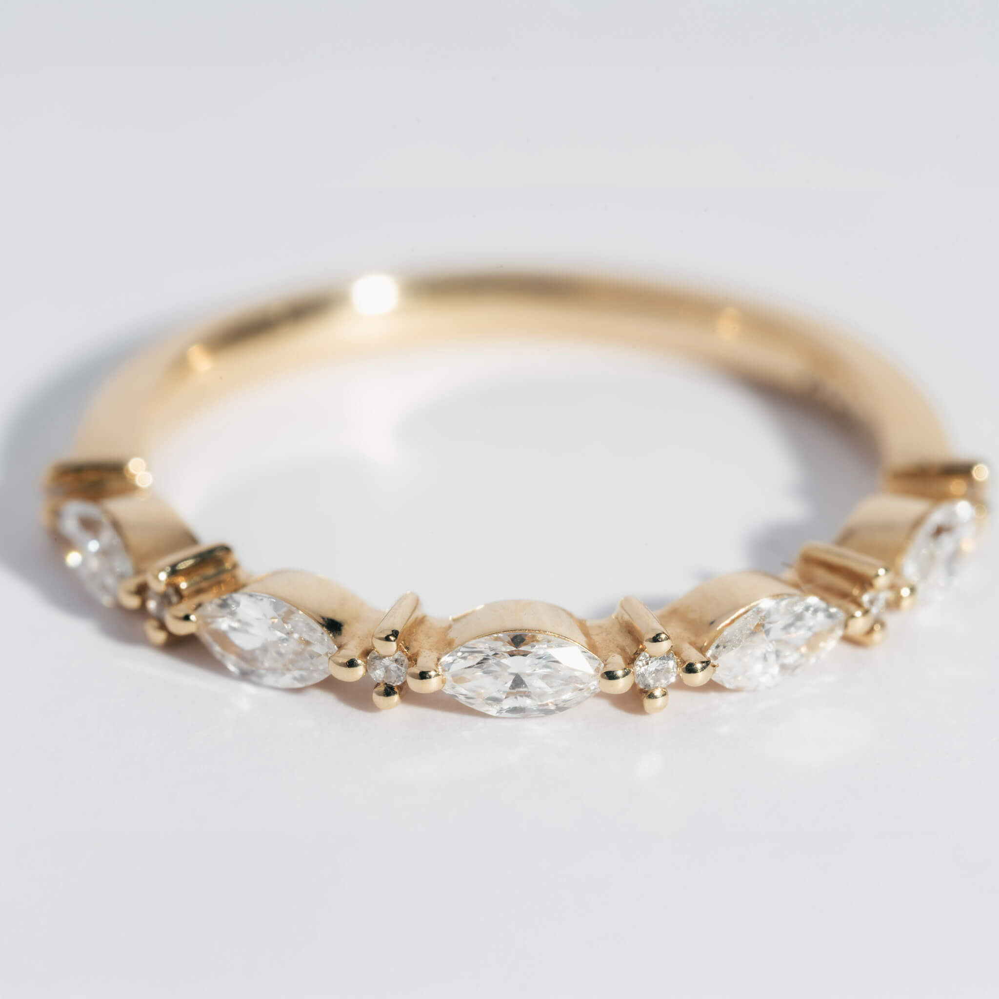 Maria – Marquise Diamond Stacker Ring