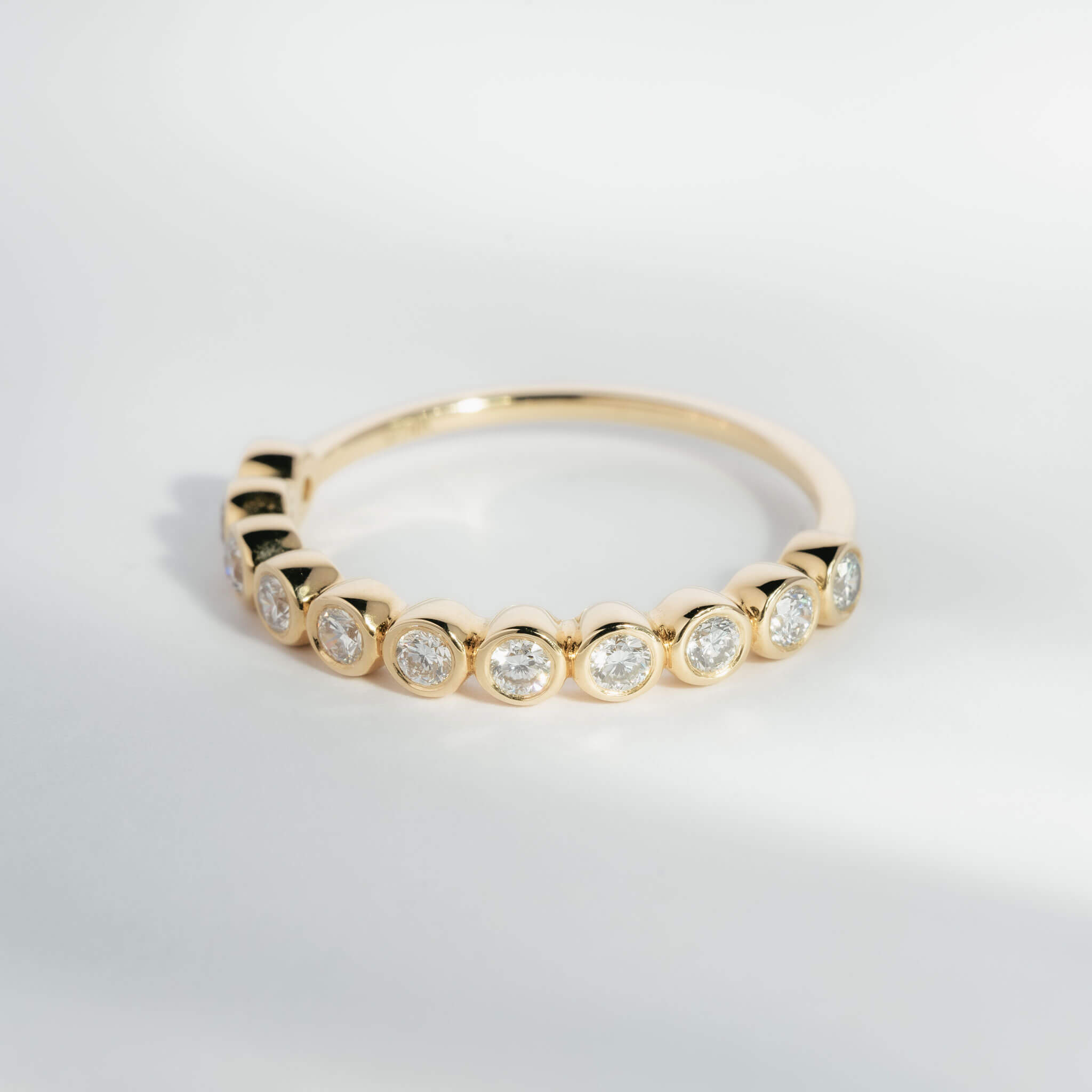 Colette – Diamond Round Half Eternity Band