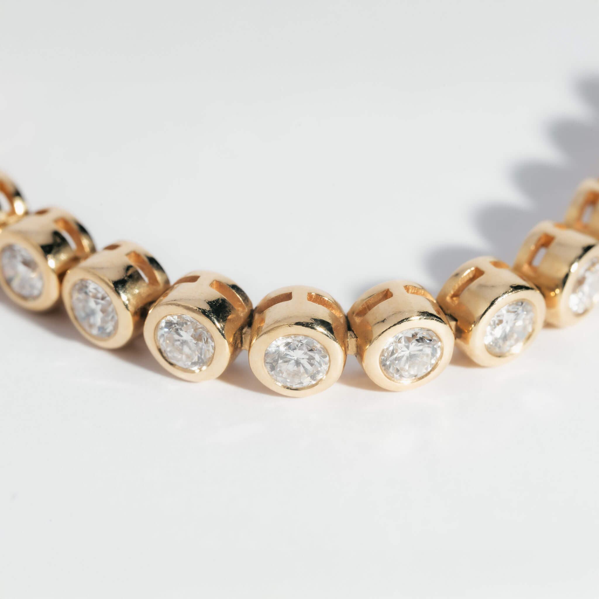 Colette – Diamond Round Half Eternity Band