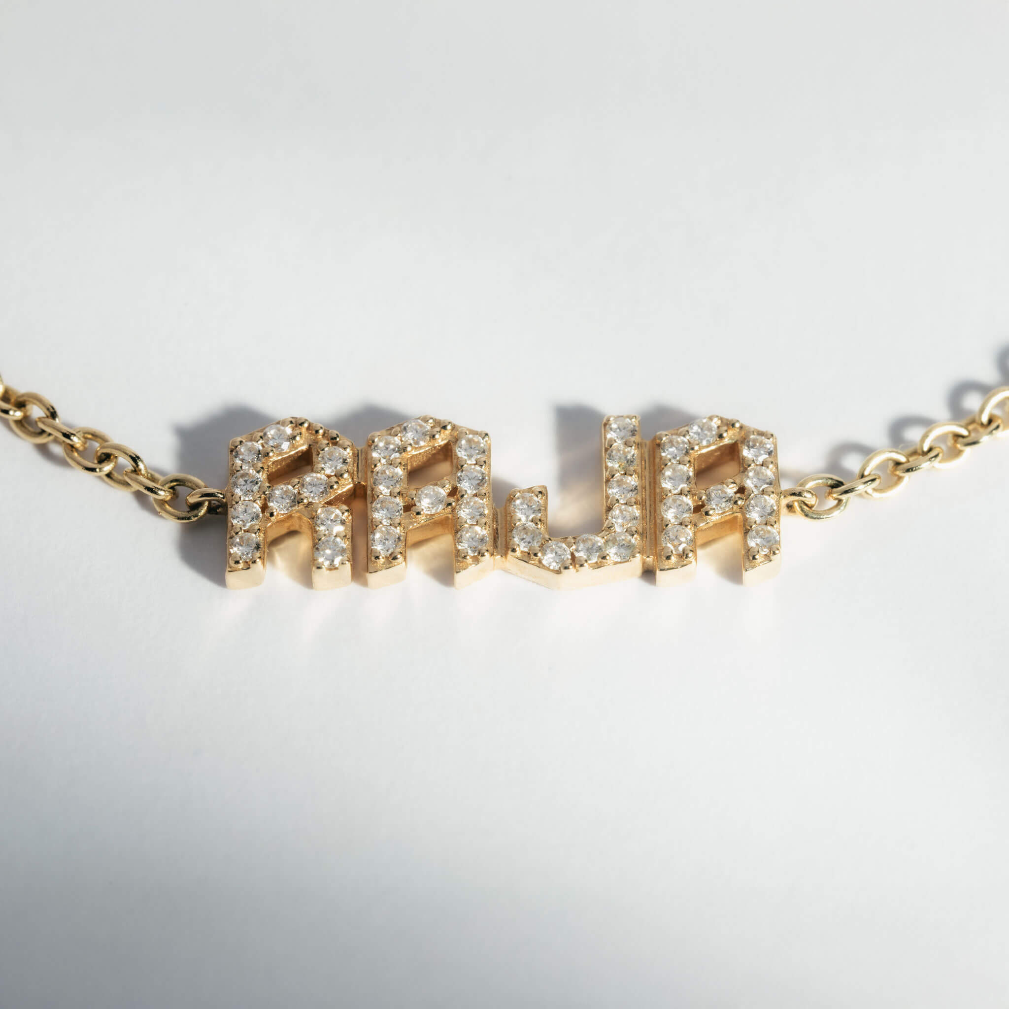 Isla – Say My Name Diamond Bracelet (Small)