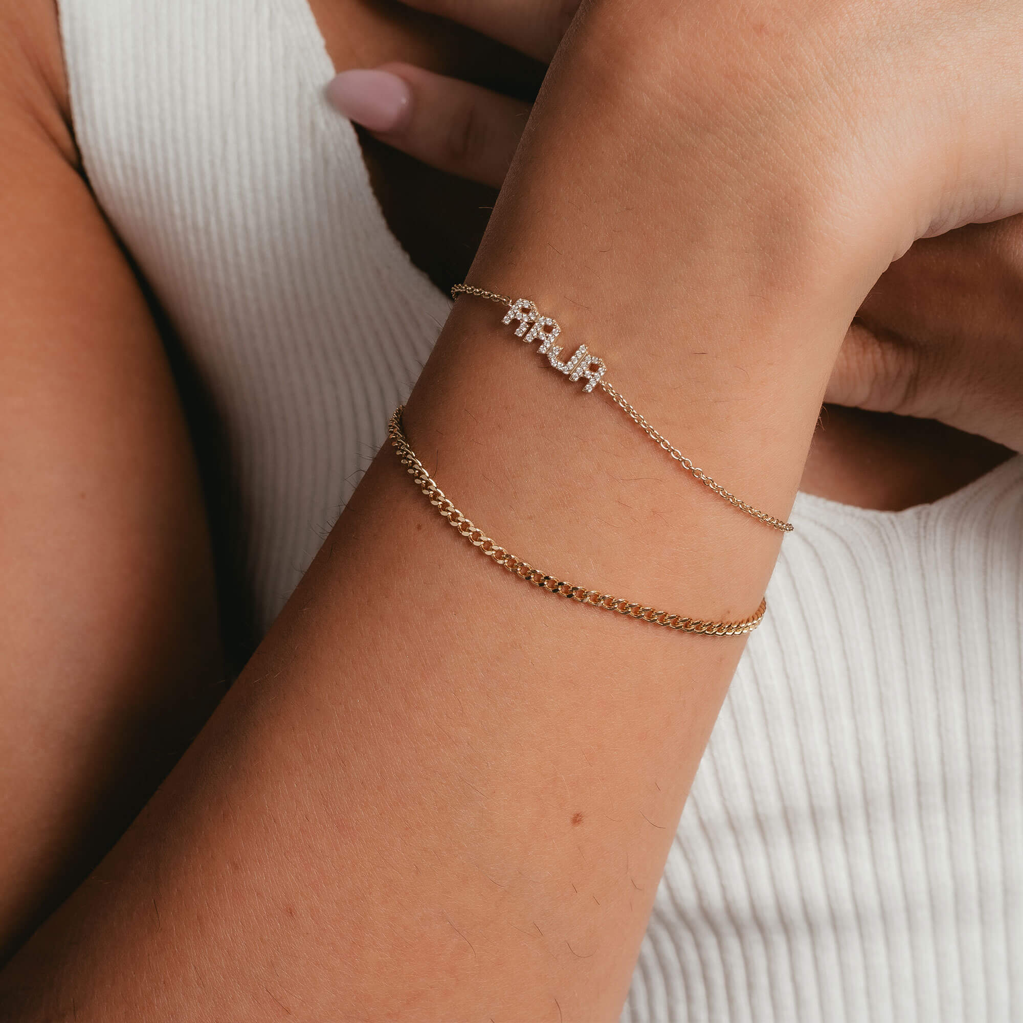 Aria – Curb Chain Bracelet