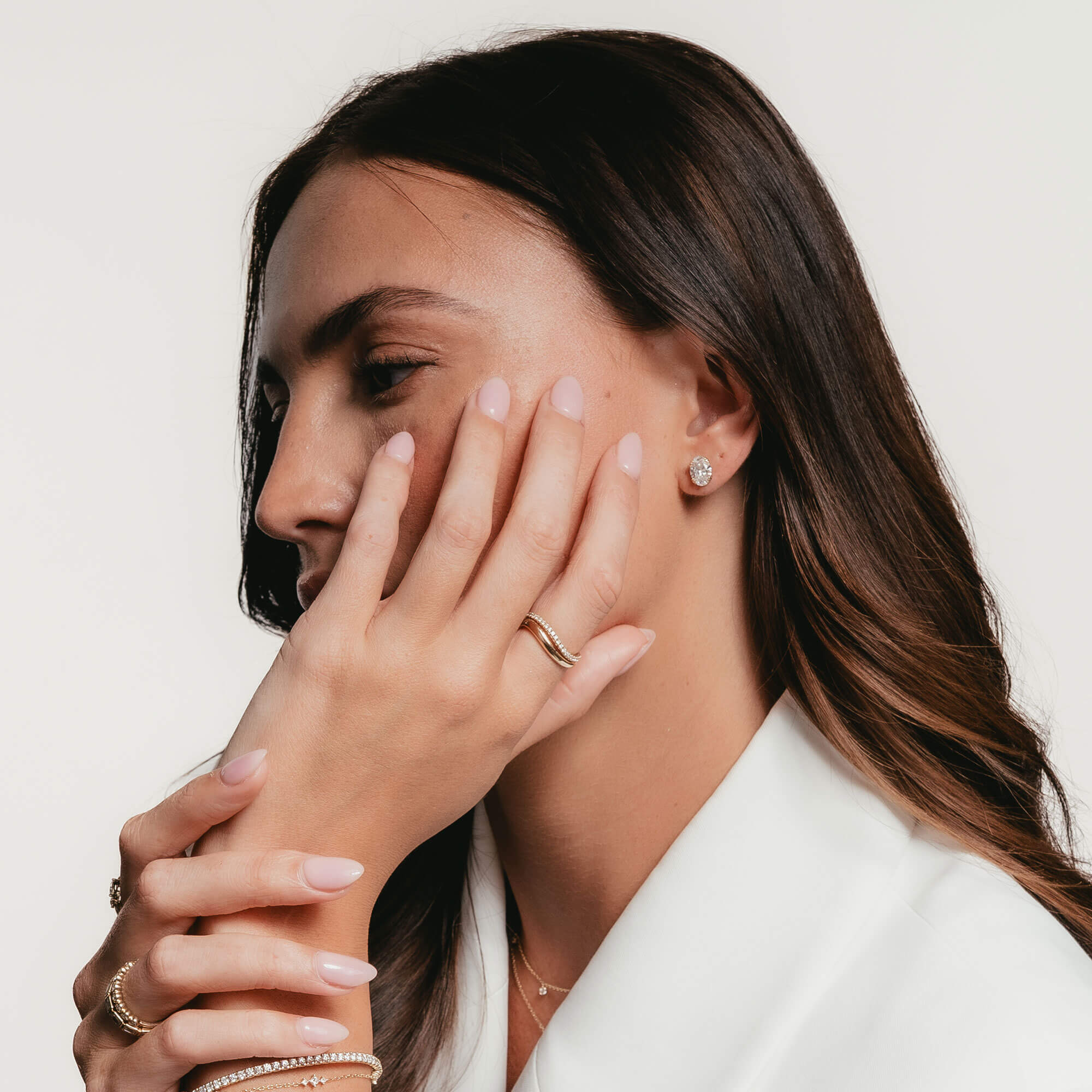 Esme – Curved Dome Ring