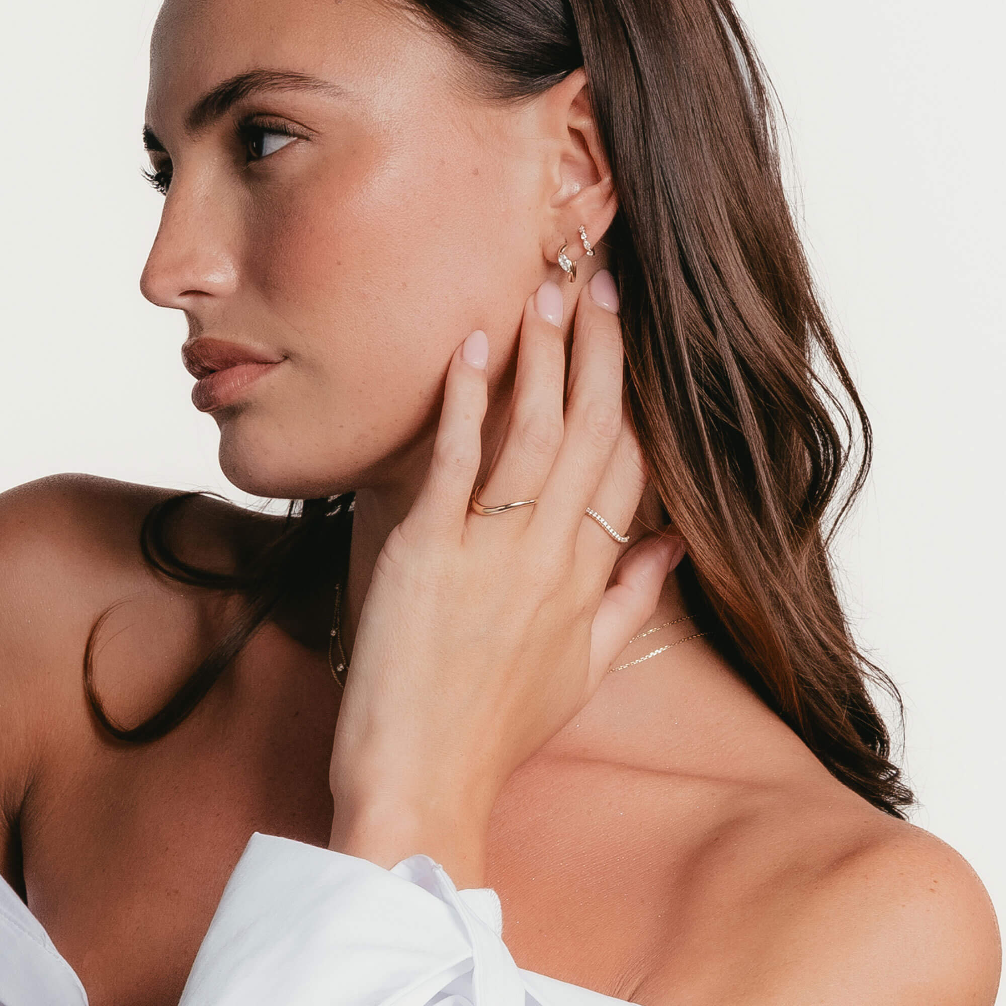 Esme – Curved Dome Ring