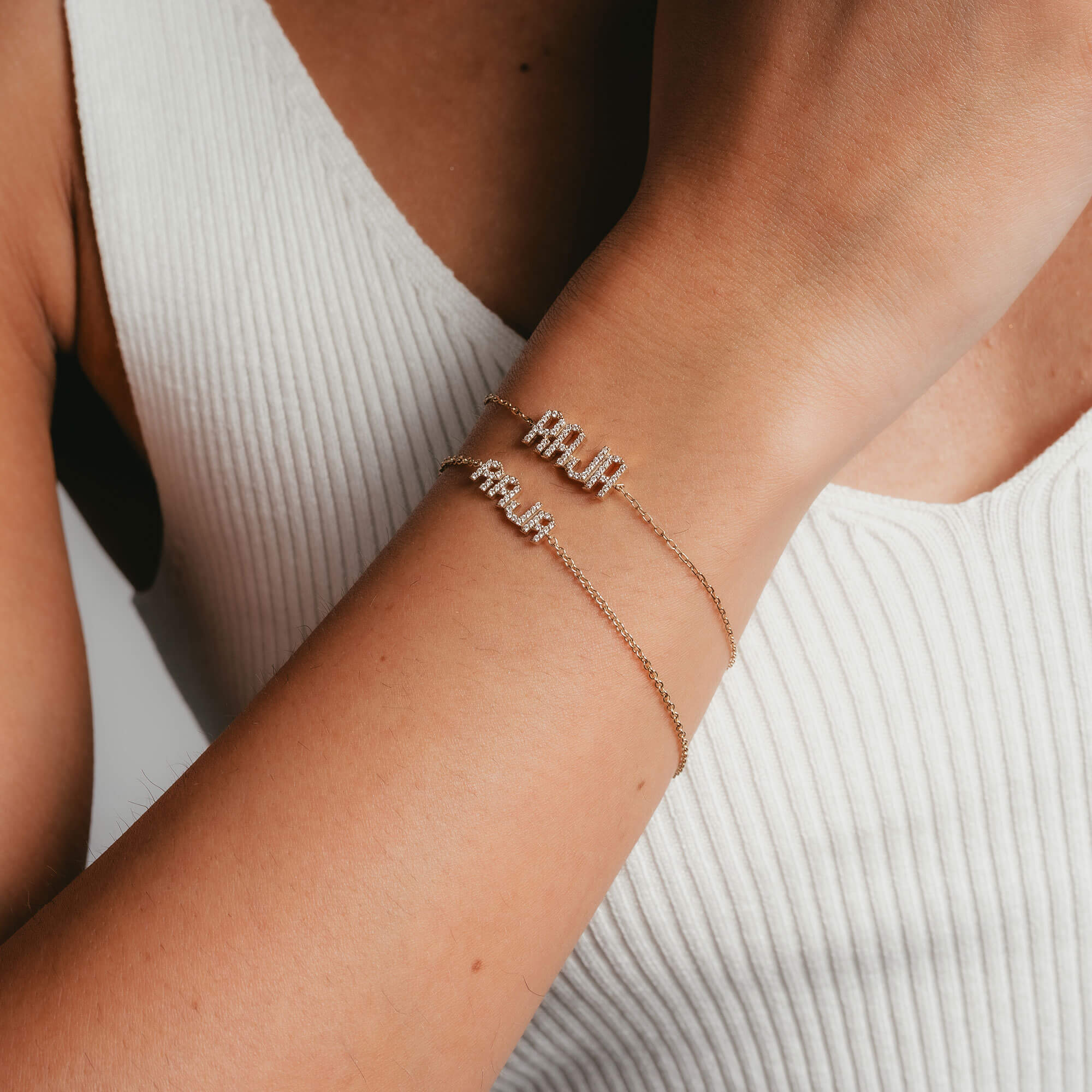 Stella – Say My Name Diamond Bracelet (Large)