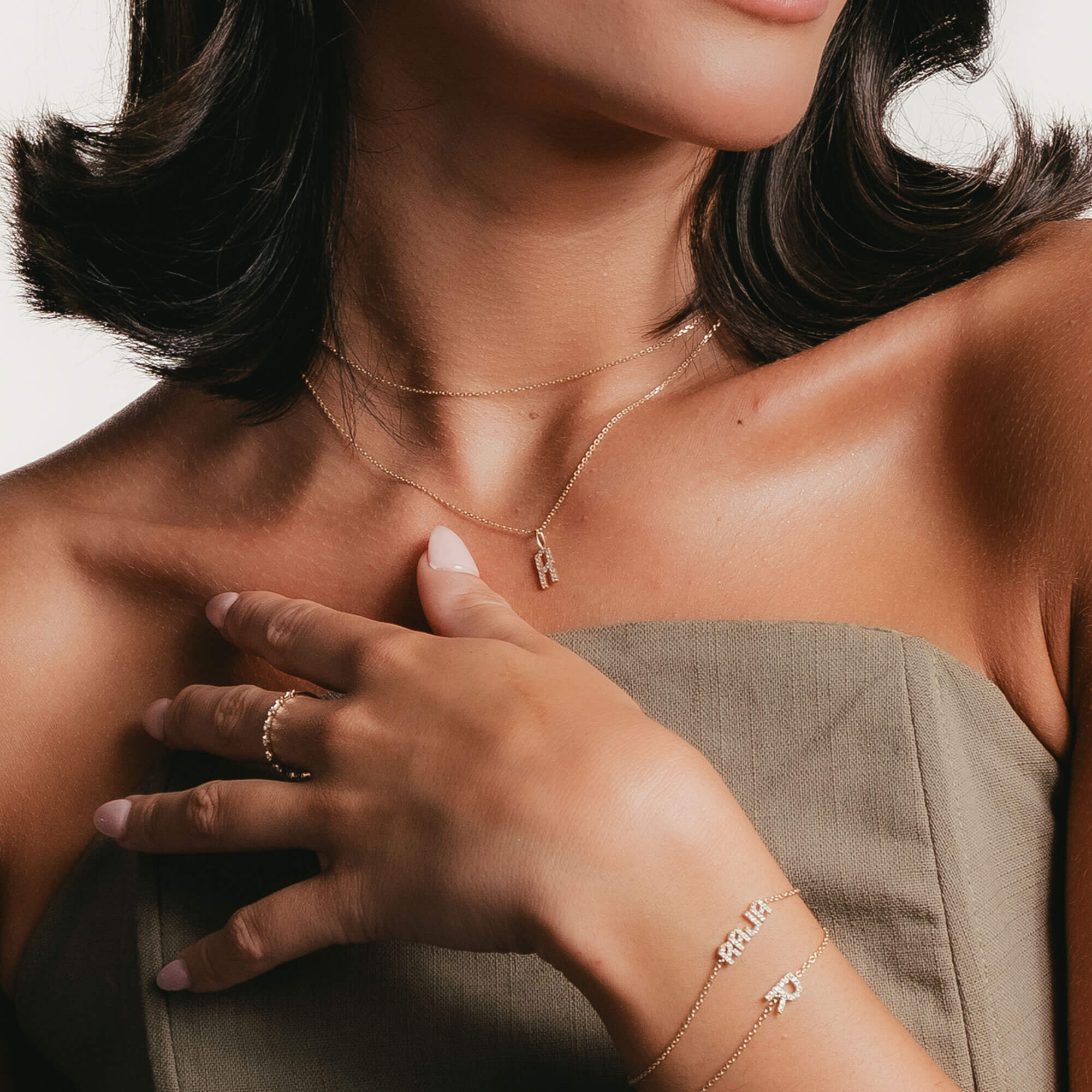 Mira – Diamond Initial Choker